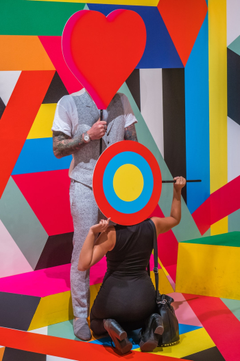 EYE SEE YOU -  Perspective Playground, photokina 2018
„Super Labyrinth“
by Morag Myerscough and Luke Morgan
