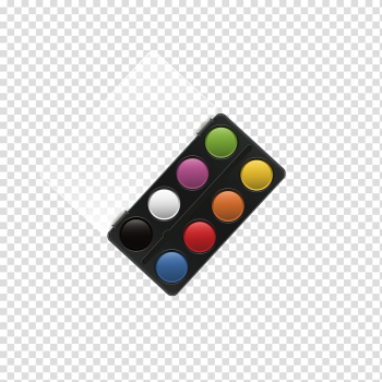 Eye shadow Cosmetics Color, Eight color eye shadow transparent background PNG clipart