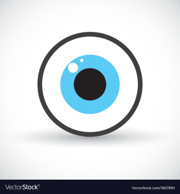Eye symbol icon vector image Eye symbol icon vector image