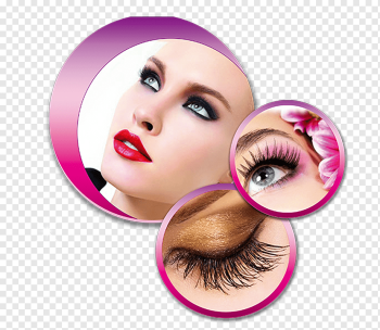 Eyelash extensions Cosmetics Beauty Eye Shadow, Eye, violet, people, cosmetics png