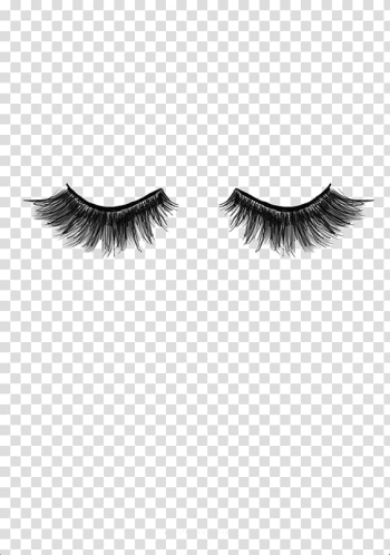 Eyelash extensions We Heart It Eyebrow Beauty, eyelash, black false eyelashes painting transparent background PNG clipart