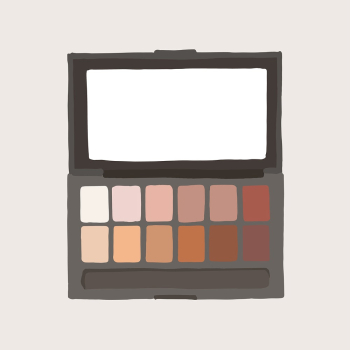 Eyeshadow palette clipart, makeup product | Free Vector - rawpixel Eyeshadow palette clipart, makeup product | Free Vector - rawpixel