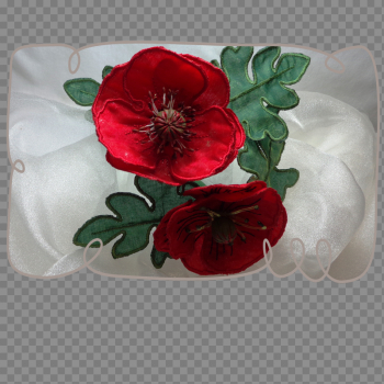 Fabric Flower PNG Transparent Image