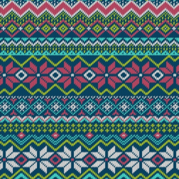 Fabric texture with winter elements Fabric texture with winter elements