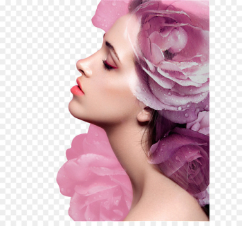 Face Beauty Eye shadow Cosmetics - Fashion makeup female face closeup 