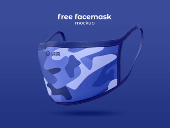 Face Mask Free Mockup