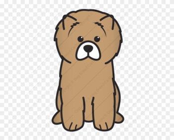 Face Of Red Chow-chow Dog - Cartoon Border Terrier Face Of Red Chow-chow Dog - Cartoon Border Terrier