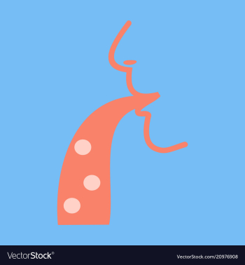 Face vomiting flat cartoon character icon vomit vector image Face vomiting flat cartoon character icon vomit vector image