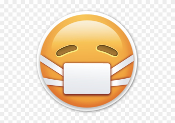 Face With Medical Mask - Medical Mask Emoji Png Face With Medical Mask - Medical Mask Emoji Png