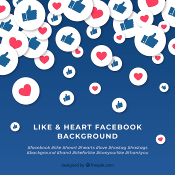 Facebook background with likes Facebook background with likes