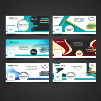 Facebook cover set Facebook cover set