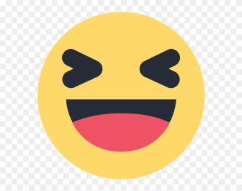 Facebook Haha Emoji Emoticon Vector Logo Free Download - Facebook Laugh Emoji Png