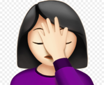 Facepalm Emoji iPhone Emoticon - Emoji Facepalm Emoji iPhone Emoticon - Emoji