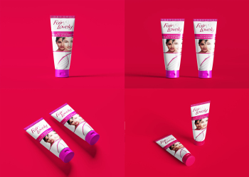 Fair Lovely Tube Mockup
