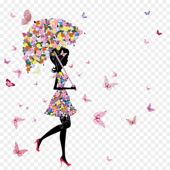 Fairy Painting Illustration - Beautiful flower fairy Fairy Painting Illustration - Beautiful flower fairy