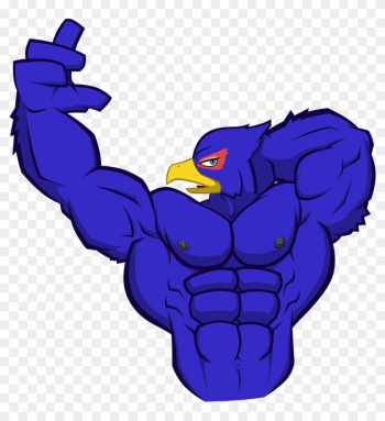 Falco Flexing - Star Fox Wolf Muscles