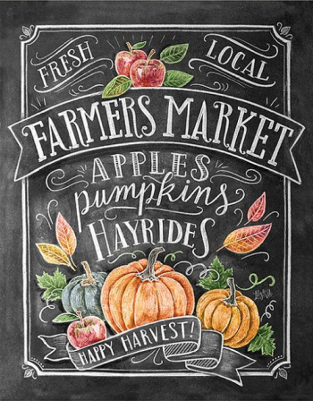 Fall Chalkboard | Harvest Sign Crap | Fall chalkboard, Chalk art ...