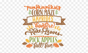 Fall Fun Word Art Svg Scrapbook Cut File Cute Clipart - Fall Fun Clip Art