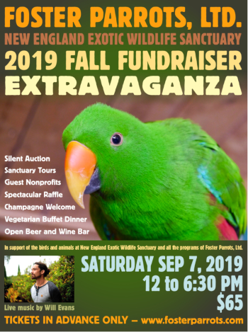 Fall Fundraiser 2019 Ticket — Foster Parrots — The New England ...