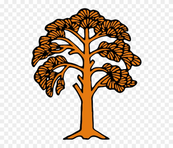 Fall, Silhouette, Tree, Trees, Plant, Leaves - Tree Clip Art