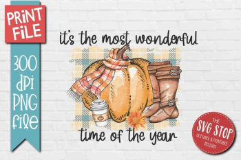 Fall Sublimation Design Autumn Pumpkin Fall Sublimation Design Autumn Pumpkin