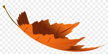 Falling Autumn Leaf Transparent Png Clip Art Image - Autumn Leaf Clipart Png