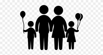 Families, Group, Silhouette, Family Icons, People, - Families Icon