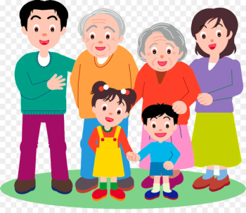 Family Illustration - The whole family Family Illustration - The whole family