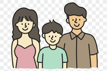 Family portrait png sticker, parents | Free PNG Illustration - rawpixel