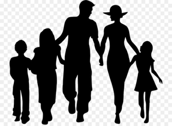 Family Silhouette Clip art - Family Family Silhouette Clip art - Family