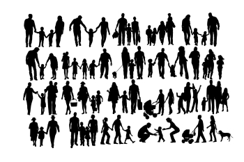 Family silhouette Family clipart Families SVG Couple svg | PNGio