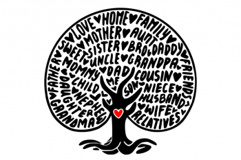 Family tree svg, family svg, family svg sayings, our nest svg, family sign svg, home svg, tree svg, lettering svg, svg files, svg, cricut