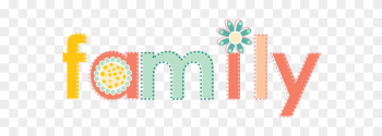 Family Word Clipart - Family Word Clipart