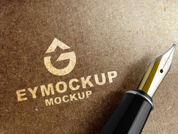Famous 3D Logo Mockup - Freebies Mockup Famous 3D Logo Mockup - Freebies Mockup