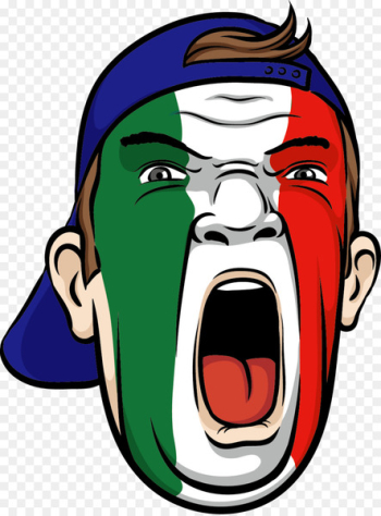 Fan Sport Clip art - Italy Fan Sport Clip art - Italy