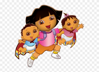 Fancy Cartoon Dora Images Dora Clip Art Car Interior - Dora&#39;s Baby Brother And Sister Names