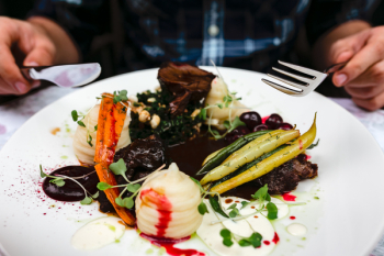 Fancy Dinner At The Restaurant