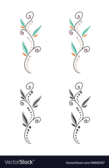 fantasy floral decorative lines ornament fantasy floral decorative lines ornament