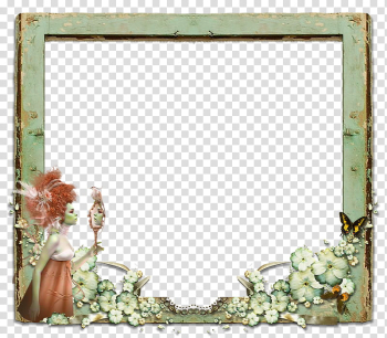 Fantasy Frame, square green frame llustration transparent background PNG clipart Fantasy Frame, square green frame llustration transparent background PNG clipart