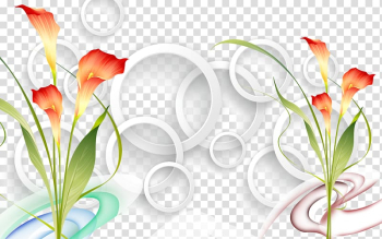 Fantasy lily transparent background PNG clipart