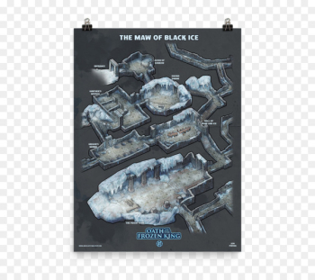 Fantasy map Dungeons & Dragons Role-playing game Dungeon crawl - black posters 