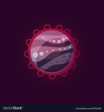 Fantasy planet logo vector image Fantasy planet logo vector image