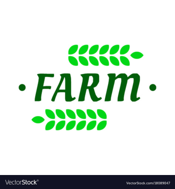 Farm logo vector image