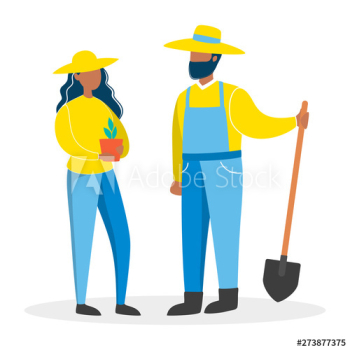 Farmer couple Farmer couple