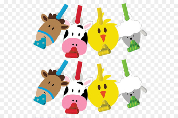 Farmhouse Birthday Pen Party - party blower Farmhouse Birthday Pen Party - party blower