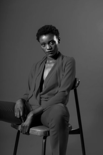 Fashion Model In Black And White Fashion Model In Black And White