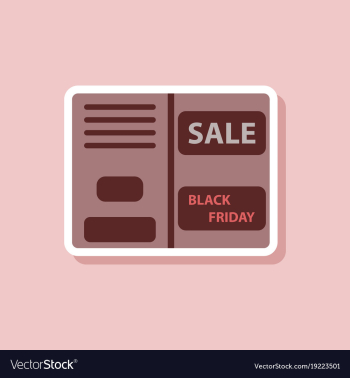 Fashion patch sale sticker booklet vector image Fashion patch sale sticker booklet vector image