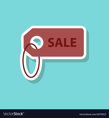 Fashion patch sale sticker label vector image Fashion patch sale sticker label vector image