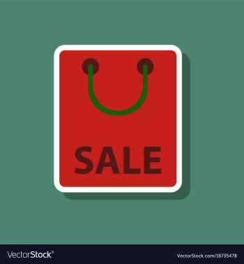 Fashion patch sale sticker package vector image Fashion patch sale sticker package vector image