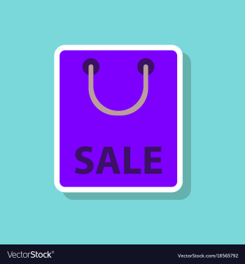 Fashion patch sale sticker package vector image Fashion patch sale sticker package vector image